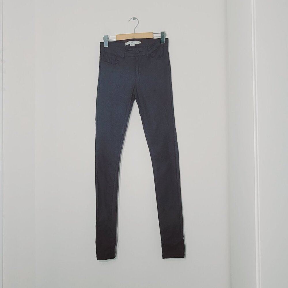 Vero Moda Women's Black Denim Front Zipper Straight Leg Fitted Jeans Pants Small